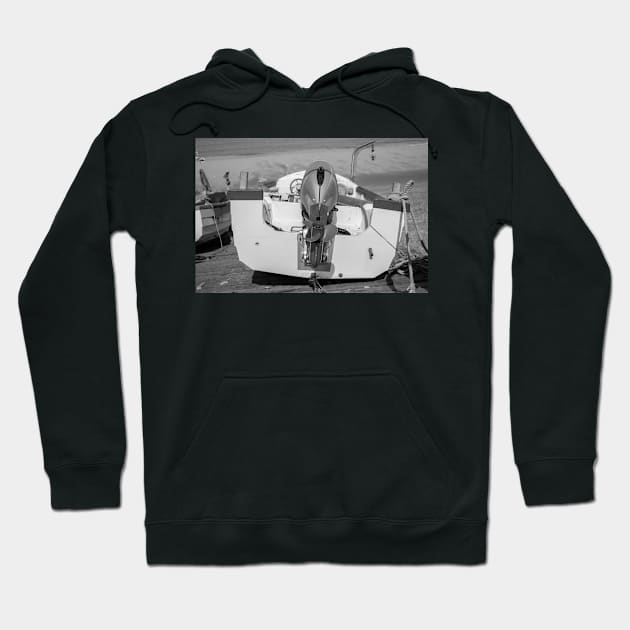 Traditional crab fishing boat on Cromer beach, Norfolk Hoodie by yackers1